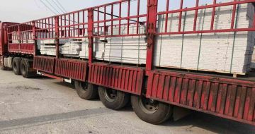 盐城 白麻荔枝面外墙干挂，工厂装车日常