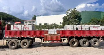 盐城 芝麻灰花岗岩地铺石出货日常