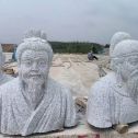 盐城 白麻花岗岩石材人物立体雕刻