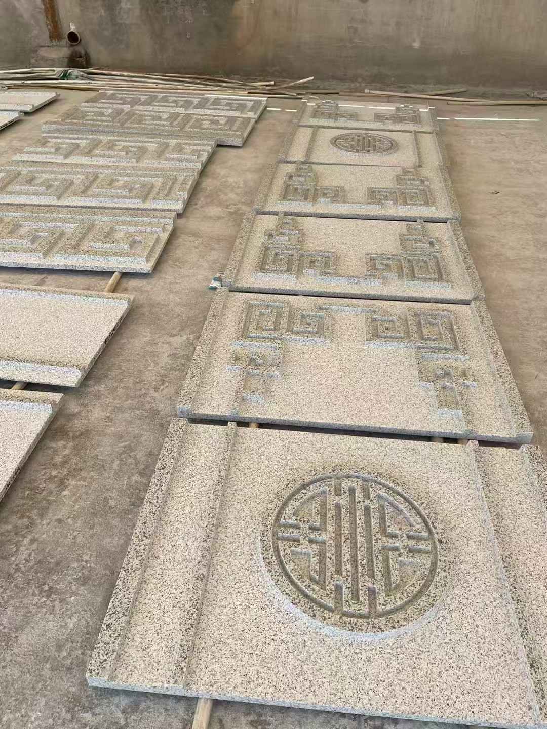 盐城 白麻花岗岩外墙立面雕刻板