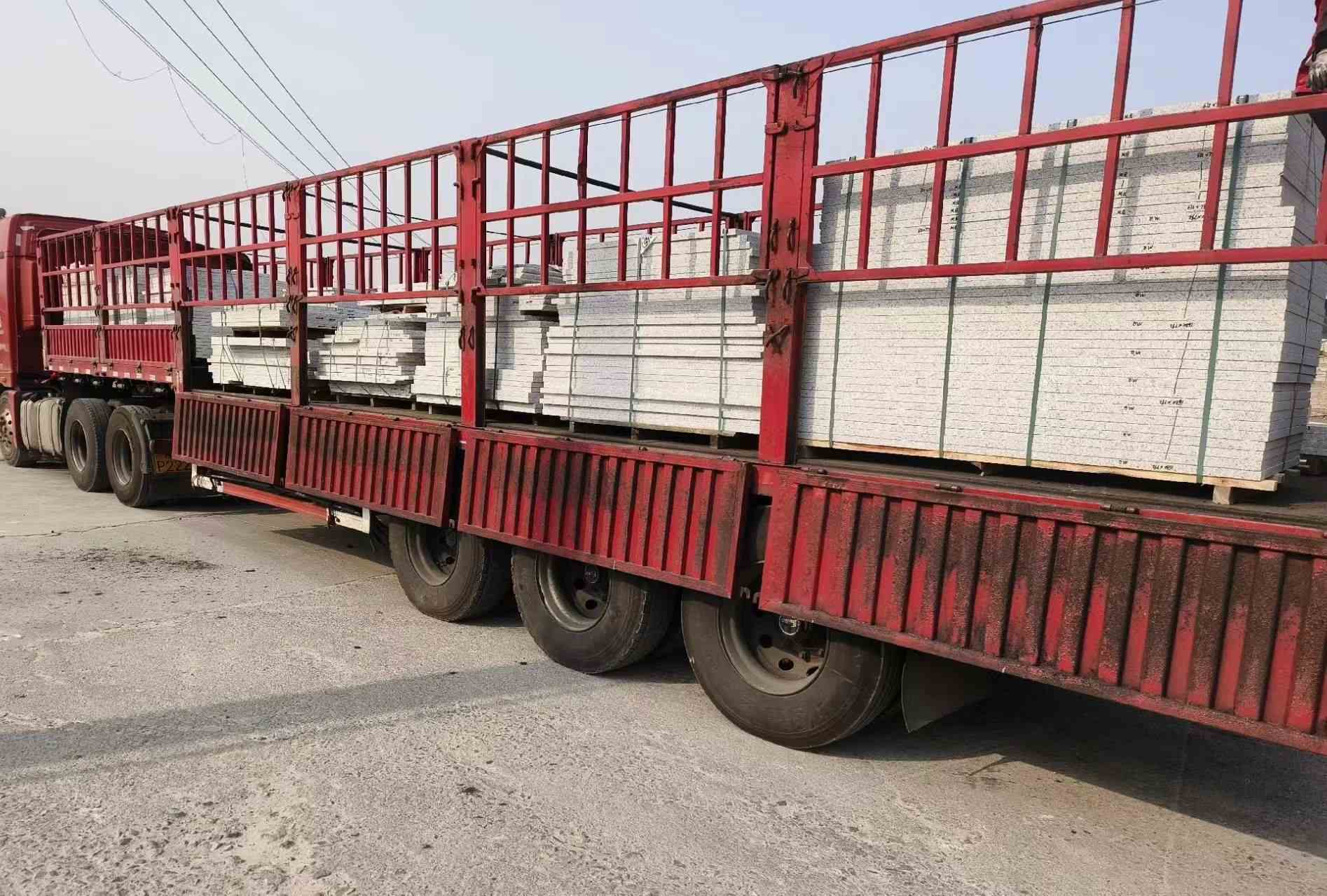 盐城 白麻荔枝面外墙干挂，工厂装车日常