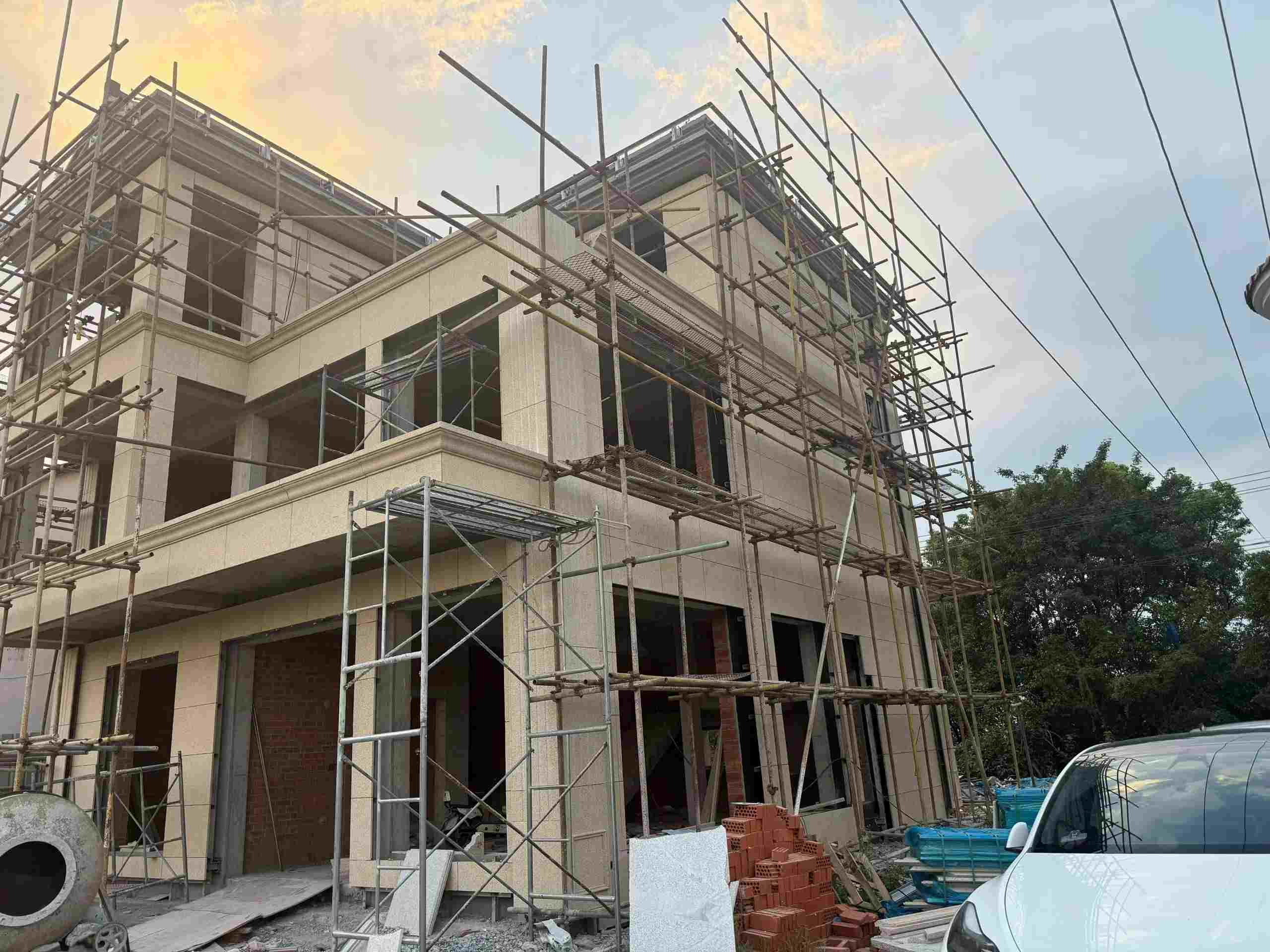 盐城 黄金麻荔枝面花岗岩外墙干挂