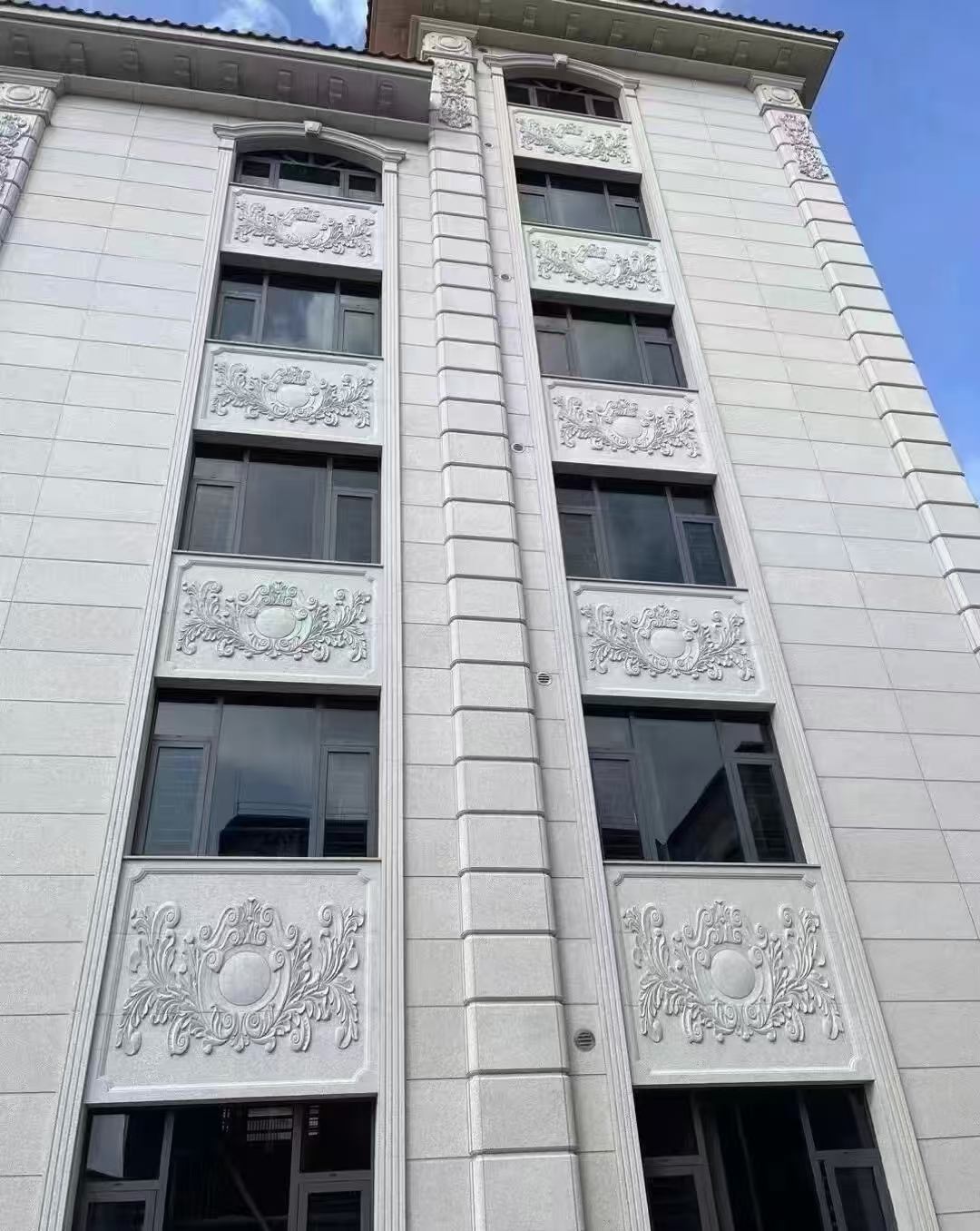 盐城 白麻荔枝面花岗岩别墅外墙干挂