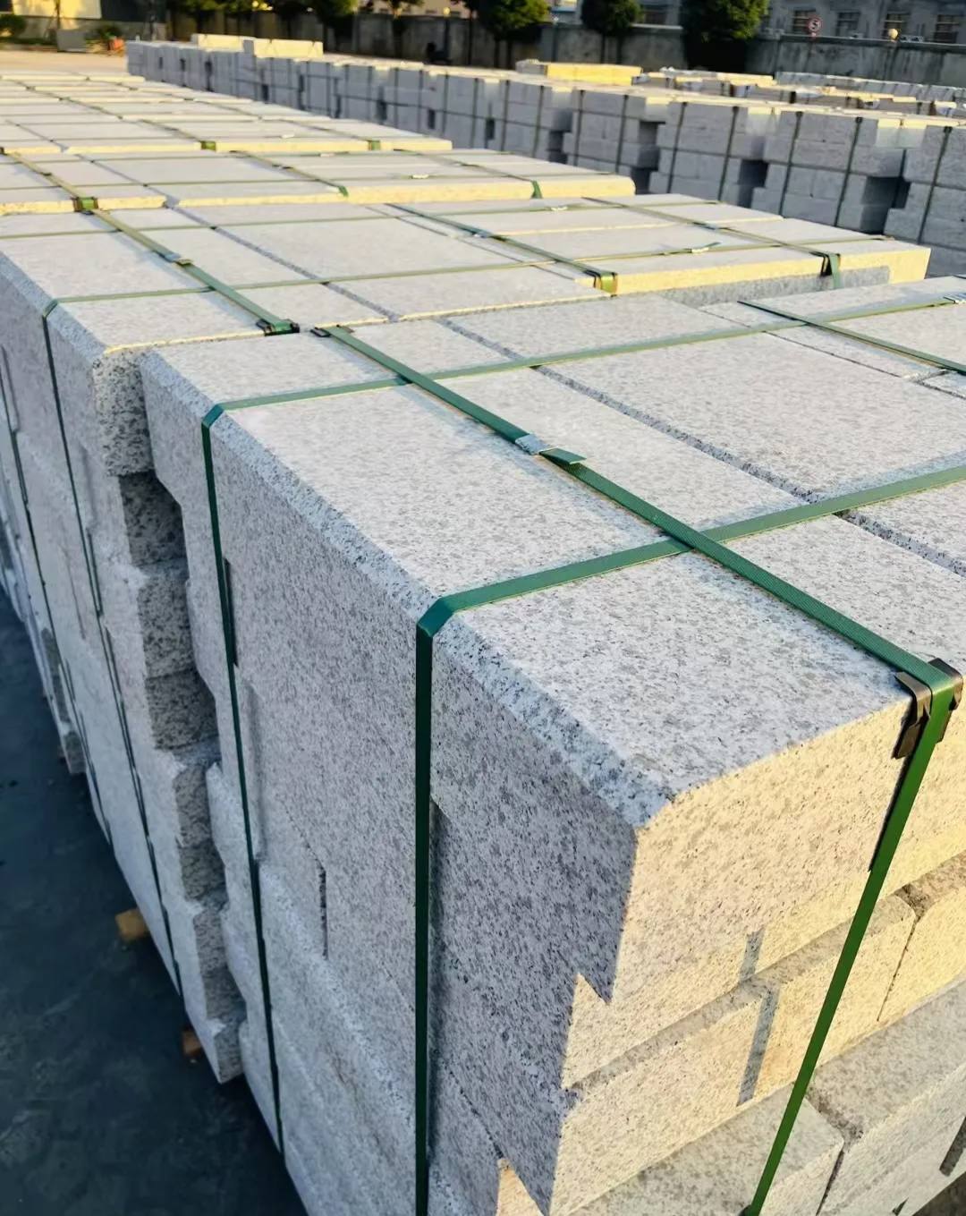 盐城 白麻花岗岩路沿石，马路牙子，路缘石，平石，立缘石等