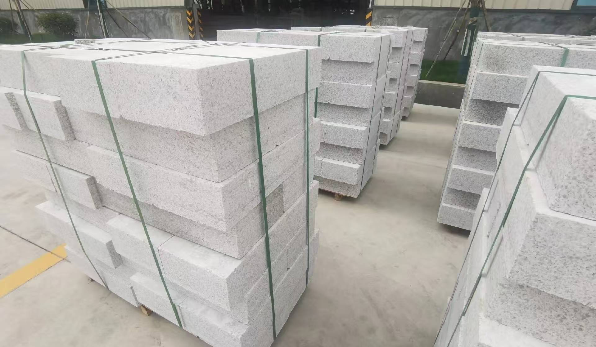 盐城 白麻花岗岩路沿石，立缘石，平缘石，路牙石，道牙石，马路牙子等